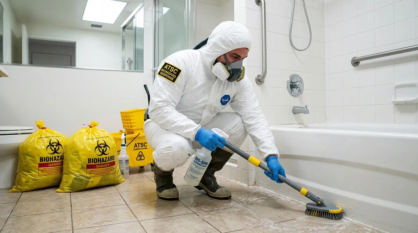 Decontamination equipment deployed for Blood Cleanup in El Cerrito